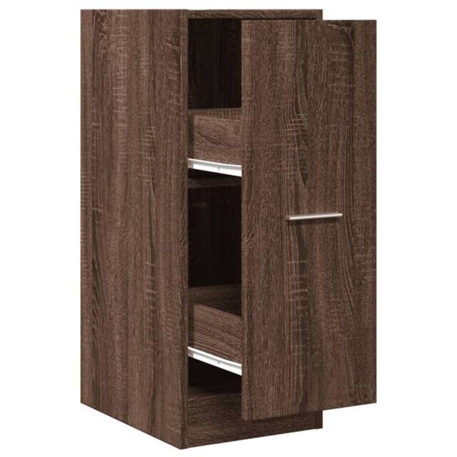 Berkfield Home Apothecary Cabinet Brown Oak 30x41x77.5 cm Engineered Wood - image 1