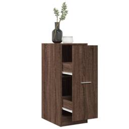 Berkfield Home Apothecary Cabinet Brown Oak 30x41x77.5 cm Engineered Wood - thumbnail 2