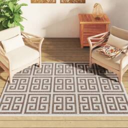 Berkfield Home Indoor & Outdoor Rug Short Pile Multicolour 120x180 cm Anti Slip - Size: Medium - thumbnail 1