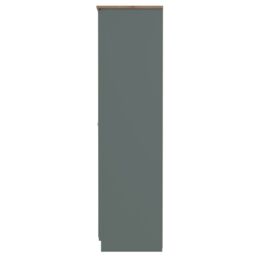 Ready Assembled 2 U Albert Tall 2 Door Mirrored Wardrobe (Ready Assembled) in Pale Green - thumbnail 2