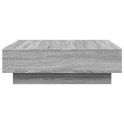 Berkfield Home Durable Coffee Table Grey Sonoma 90x90x28 cm Engineered Wood - Size: 90 x 90 x 28 cm - thumbnail 5