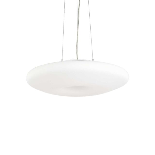 Netlighting Glory 5 Light Large Ceiling Pendant White E27 - image 1