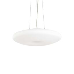 Netlighting Glory 5 Light Large Ceiling Pendant White E27 - thumbnail 1