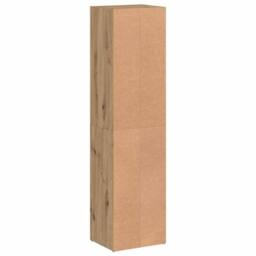 Berkfield Home Book Cabinet Artisan Oak 36x30x143 cm Engineered Wood in Brown - Size: 36 x 30 x 143 cm - thumbnail 7