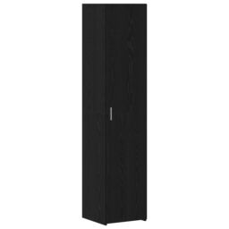 Berkfield Home Highboard Black Oak 40x42.5x185 cm Engineered Wood - thumbnail 2