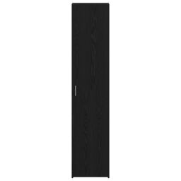 Berkfield Home Highboard Black Oak 40x42.5x185 cm Engineered Wood - thumbnail 6
