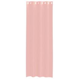 Berkfield Home Voile Curtains with Grommets 2 pcs Pink 140x300 cm - thumbnail 4
