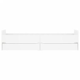 Berkfield Home Bed Frame with Drawers without Mattress White 90x200 cm - thumbnail 6
