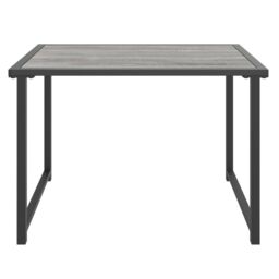 Berkfield Home Garden Table Anthracite 55x40x37 cm Steel in Black - Size: 55 x 40 x 37 cm - thumbnail 3