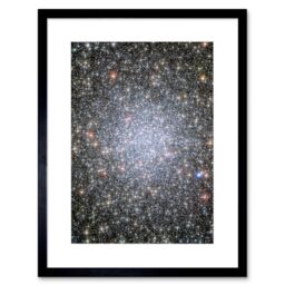 Artery8 Wall Art Print Hubble Space Astronomy Globular Cluster 47 Tucanae 3000 Bright White Dwarf Exodus From The Stellar Group Core In Milky Way - thumbnail 1