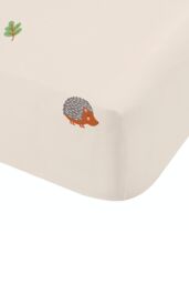 Catherine Lansfield 'Fox & Woodland Friends' Fitted Sheet in Cream - Size: Double Fitted - thumbnail 3