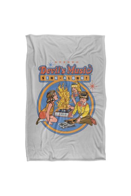 Steven Rhodes Devils Music Singalong Silky Super Soft Throw Blanket - Size: Large - image 1