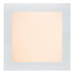 Lucide 'BRICE' Dimmable Stylish Square Bathroom LED Flush Ceiling Light in White - thumbnail 3
