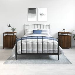 Berkfield Home Bedside Cabinets 2 pcs Brown Oak 40x42x60 cm Engineered Wood - Size: 40 x 42 x 60 cm - thumbnail 2