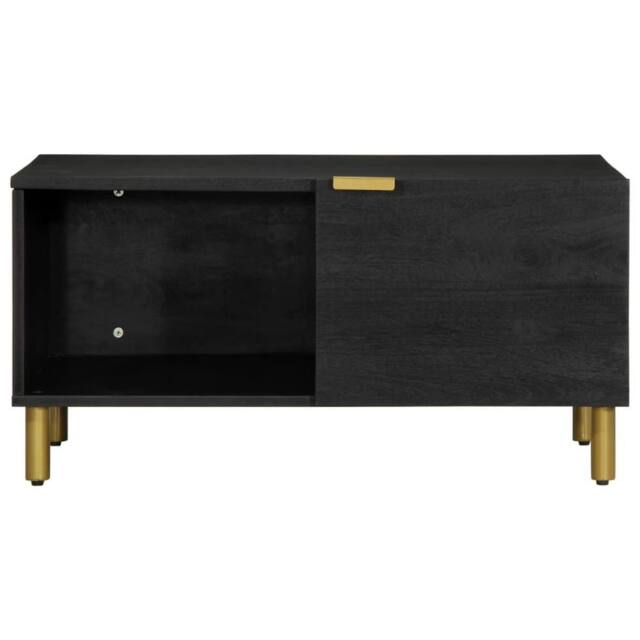 Berkfield Home Durable Coffee Table Black 80x50x40 cm Engineered Wood - Size: 80 x 50 x 40 cm - image 1