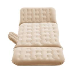 Kelvenix 151x80x40cm-beige Travel Inflatable Mattress Seat in Beige - Size: Single - thumbnail 1