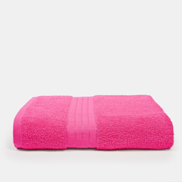 OHS Luxury 100% Cotton Bath Sheet Bathroom Towel in Pink - image 1