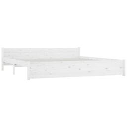 Berkfield Home Beautiful Bed Frame with Drawers White 180x200 cm Super King Size - thumbnail 5