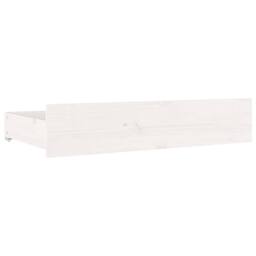 Berkfield Home Beautiful Bed Frame with Drawers White 180x200 cm Super King Size - thumbnail 8