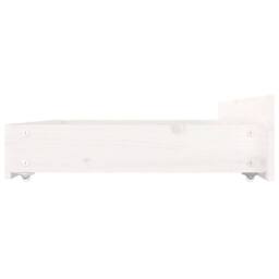 Berkfield Home Beautiful Bed Frame with Drawers White 180x200 cm Super King Size - thumbnail 9