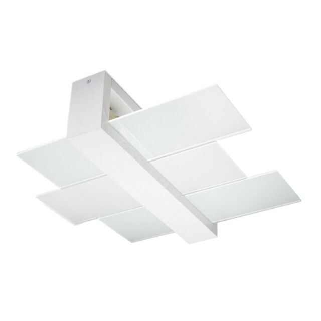 Sollux Lighting Scandinavian Ceiling Lamp 12x43x43cm 2xLight in White - Size: 12 x 43 x 43 cm - image 1