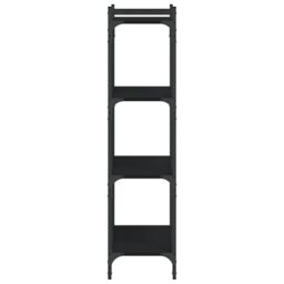 Berkfield Home Bookcase 4-Tier Black 60x30x120 cm Engineered Wood - Size: 60 x 30 x 120 cm - thumbnail 5