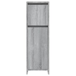 Berkfield Home Bathroom Cabinet Grey Sonoma 30x30x95 cm Engineered Wood - Size: 30 x 30 x 95 cm - thumbnail 3