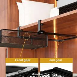 Kelvenix Large Durable Metal Storage Box in Black - thumbnail 5