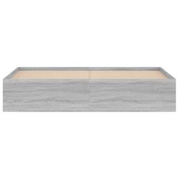 Berkfield Home Bed Frame Grey Sonoma 180x200 cm Super King Size - thumbnail 6