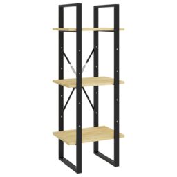 Berkfield Home 5-Tier Book Cabinet 40x30x175 cm Pinewood in Brown - Size: 40 x 30 x 175 cm - thumbnail 5