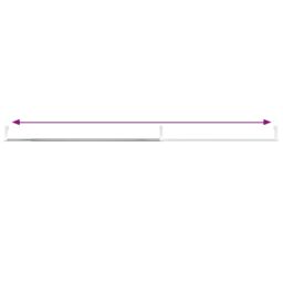 Berkfield Home Curtain Rails 2 pcs White & Silver 60-105 cm Aluminium - thumbnail 6