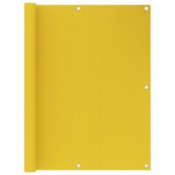 Berkfield Home Balcony Screen Yellow 120x400 cm HDPE - thumbnail 1