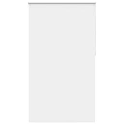 Berkfield Home Roller Blind Blackout White 125x230 cm Fabric Width 121.6 cm Polyester - thumbnail 1