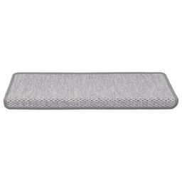 Berkfield Home Stair Mats Self-adhesive Sisal-Look 15 pcs 65x21x4 cm Beige - Size: Medium - thumbnail 4