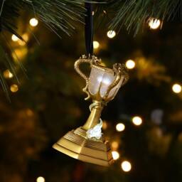 Warner Bros Harry Potter Alumni LED Hanging Decoration - Triwizad Cup in Gold - thumbnail 1