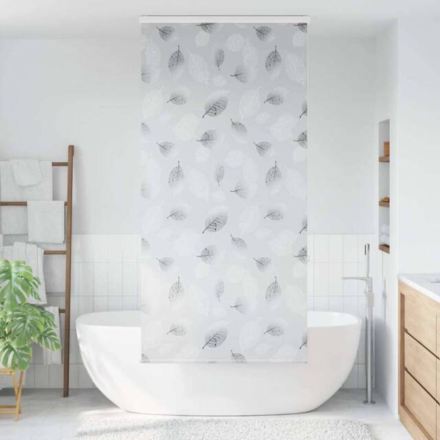 Berkfield Home Shower Roller Blind with Cassette 110x240 cm Fabric Width 106 cm in Grey - image 1