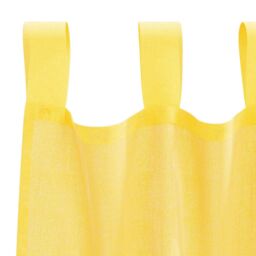 Berkfield Home Voile Curtains with Loops 2 pcs Yellow 140x245 cm - thumbnail 5