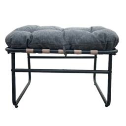 Artemis Home Solace Outdoor Rocking Chair & Stool in Dark Grey - thumbnail 4