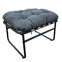 Artemis Home Solace Outdoor Rocking Chair & Stool in Dark Grey - thumbnail 3