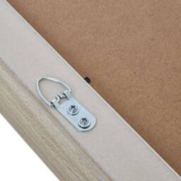 Lemon Pavilion Furniture and Decor White Washed A2 Picture Frame - Wood - White in Taupe - thumbnail 3