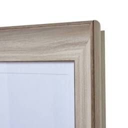 Lemon Pavilion Furniture and Decor White Washed A2 Picture Frame - Wood - White in Taupe - thumbnail 2