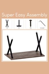 Home Discount Vida Designs 4 Seater Dining Table X Shape Legs Dining Kitchen Furniture in Walnut - thumbnail 6
