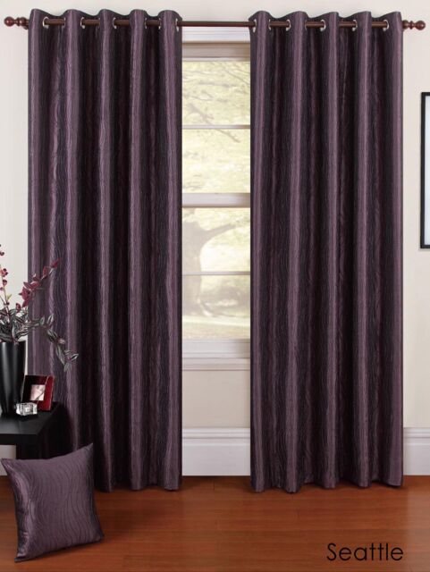 Rapport Home Seattle Cushion Cover (45x45 cm) in Aubergine - Size: 45 cm x 45 cm - image 1