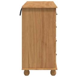 Berkfield Home Chest of Drawers 'ASKIM'Honey Brown 91x40x79 cm Solid Wood Pine - Size: 91 x 40 x 79 cm - thumbnail 7