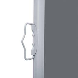 Berkfield Home Retractable Side Awning Anthracite 100x1000 cm in Dark Grey - thumbnail 5