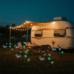 Bright Zeal Set of 4 Solar Firefly Garden Lights - thumbnail 7