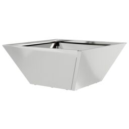 Berkfield Home Garden Bowl Planter 35x35x15 cm Galvanized Steel in Silver - Size: 35 x 35 x 15 cm - thumbnail 7