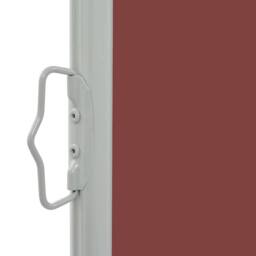 Berkfield Home Patio Retractable Side Awning 80x300 cm Brown in Wine - thumbnail 5