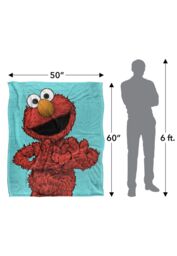 Sesame Street Elmo Painted Silky Touch Super Soft Throw Blanket 152 X 127 cm in White - thumbnail 5