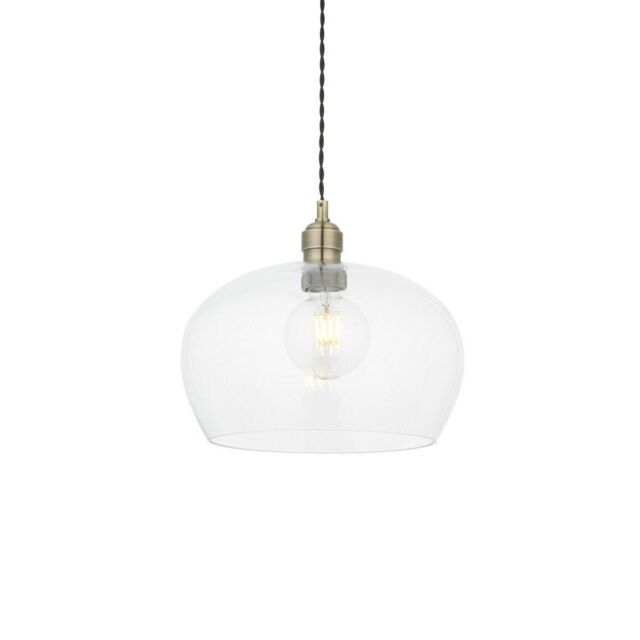 Netlighting 'LIVORNO' Dimmable Stylish Indoor Glass Single Pendant Ceiling Lamp in Yellow - image 1